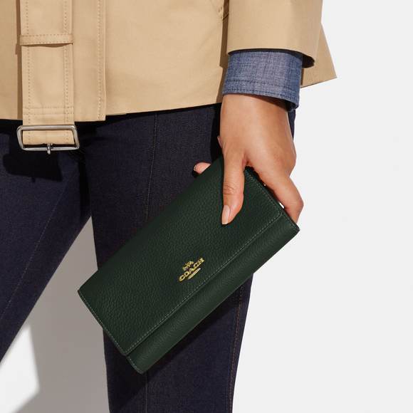 NWT Coach Outlet Slim Trifold Wallet - Picture 2 of 4